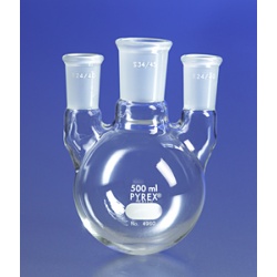 Bình cầu đáy tròn 3 cổ nhám