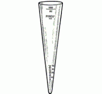 Phễu lắng Thủy tinh Imhoff 1000ml, thủy tinh Pyrex-USA